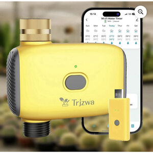 NIB Trjzwa WiFi Smart Water Valve Garden Smart Irrigation System RainDelay Brass